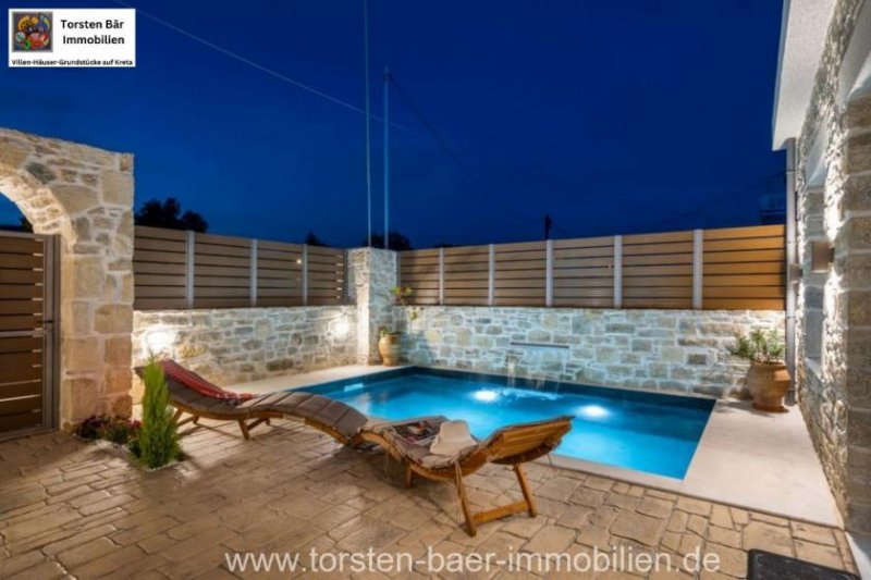Pitsidia Kreta, Kalamaki, Villa in Strandnähe mit priv. Pool Haus kaufen